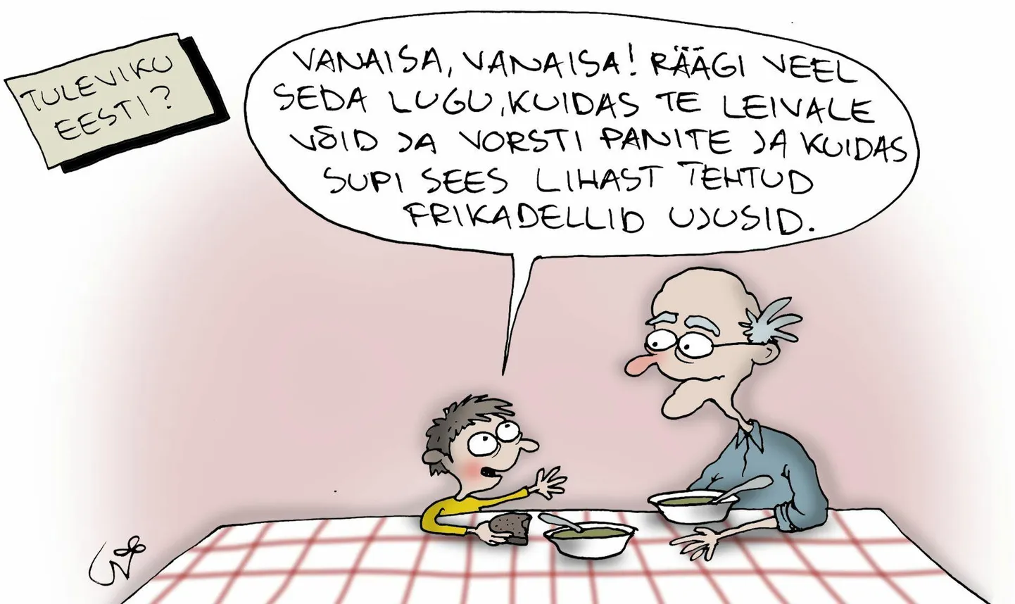 Urmas Nemvalts joonistab. FOTO: Urmas Nemvalts