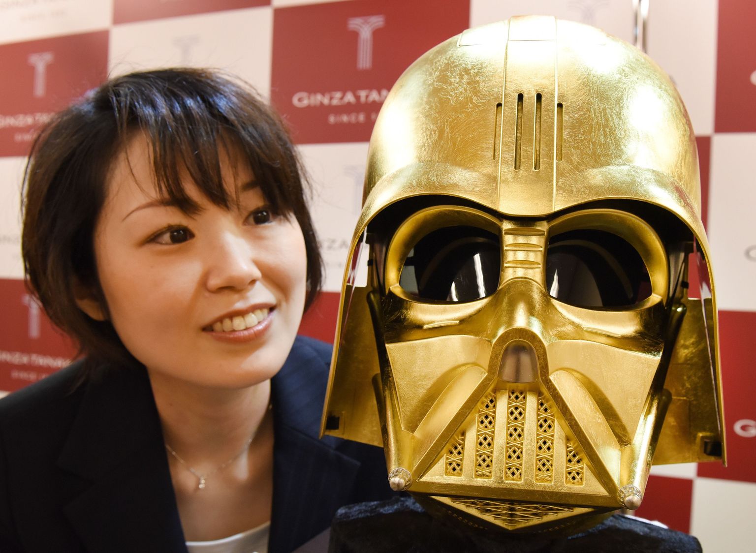Darth Vaderi maski kuldne koopia