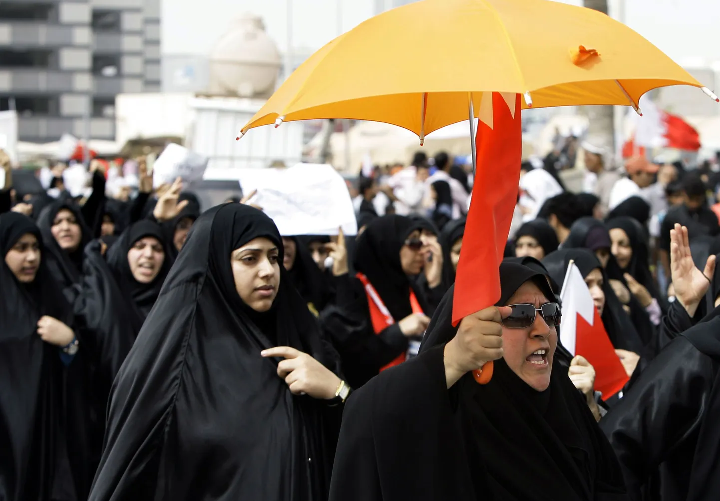 Демонстрации в Бахрейне.