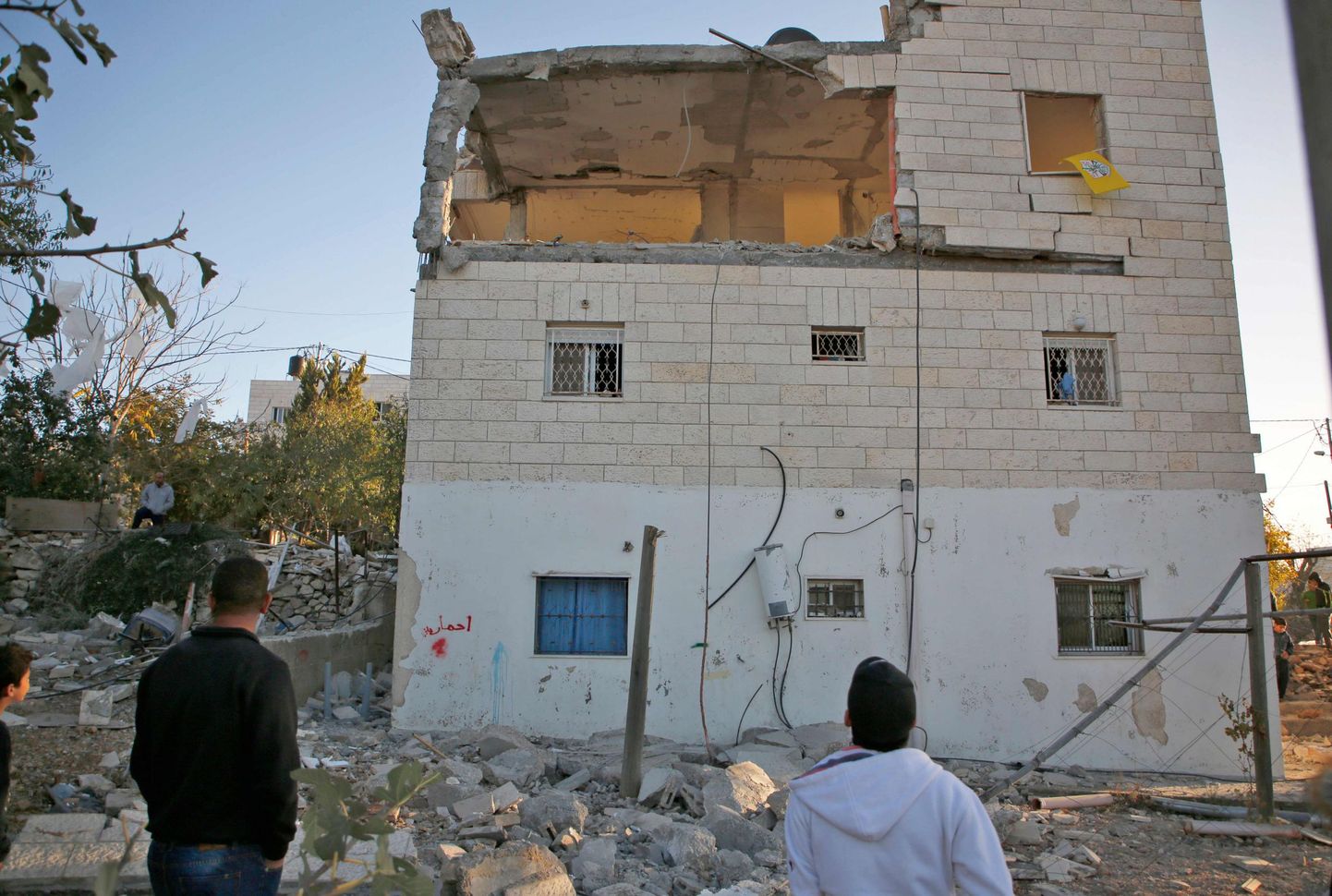 Nimr Jamali lammutatud elamu.