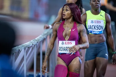 Sha'Carri Richardson tänavu 8. septembril Teemantliiga finaaletapil.