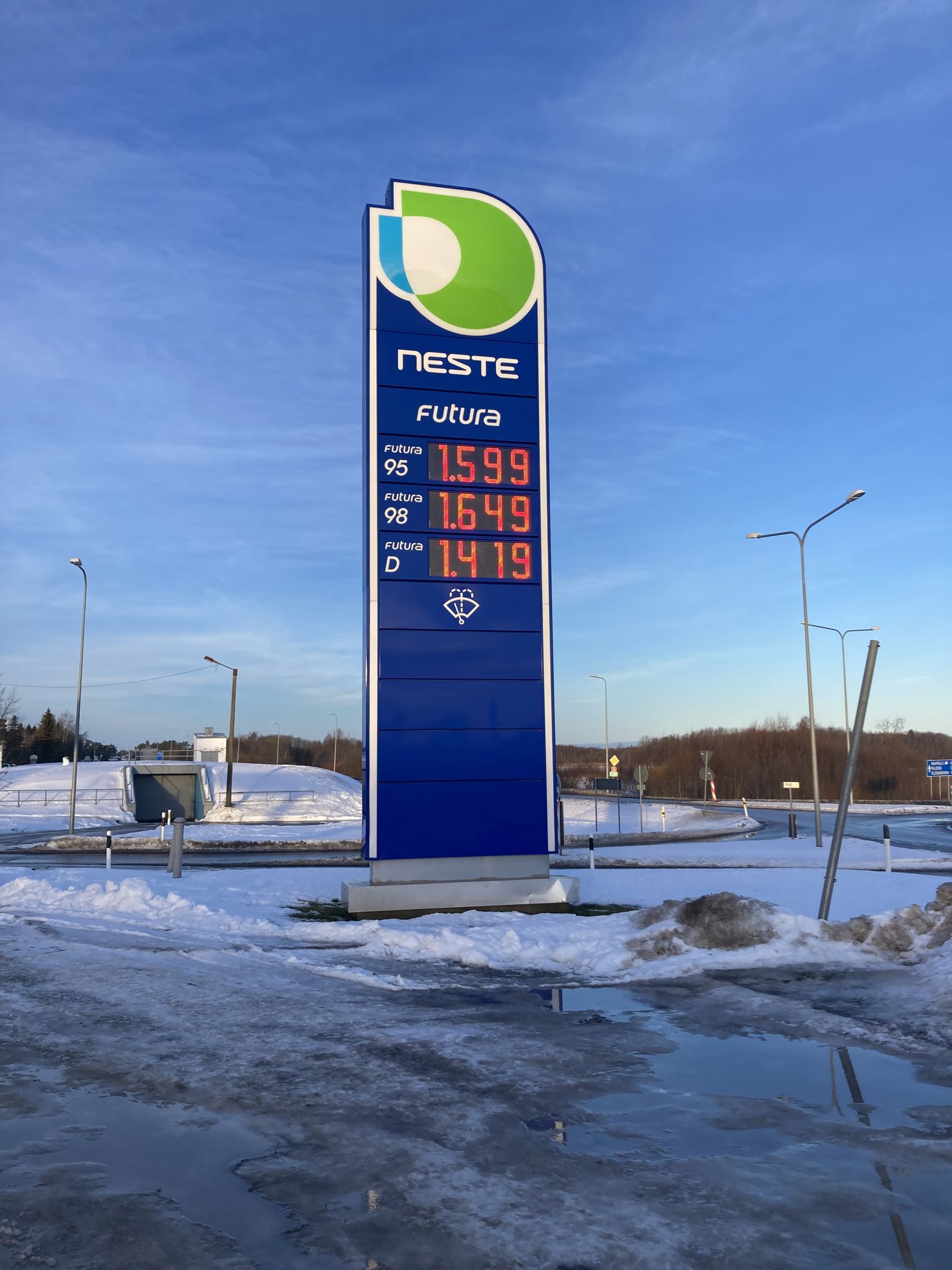 Kütusehinnad Neste tanklates