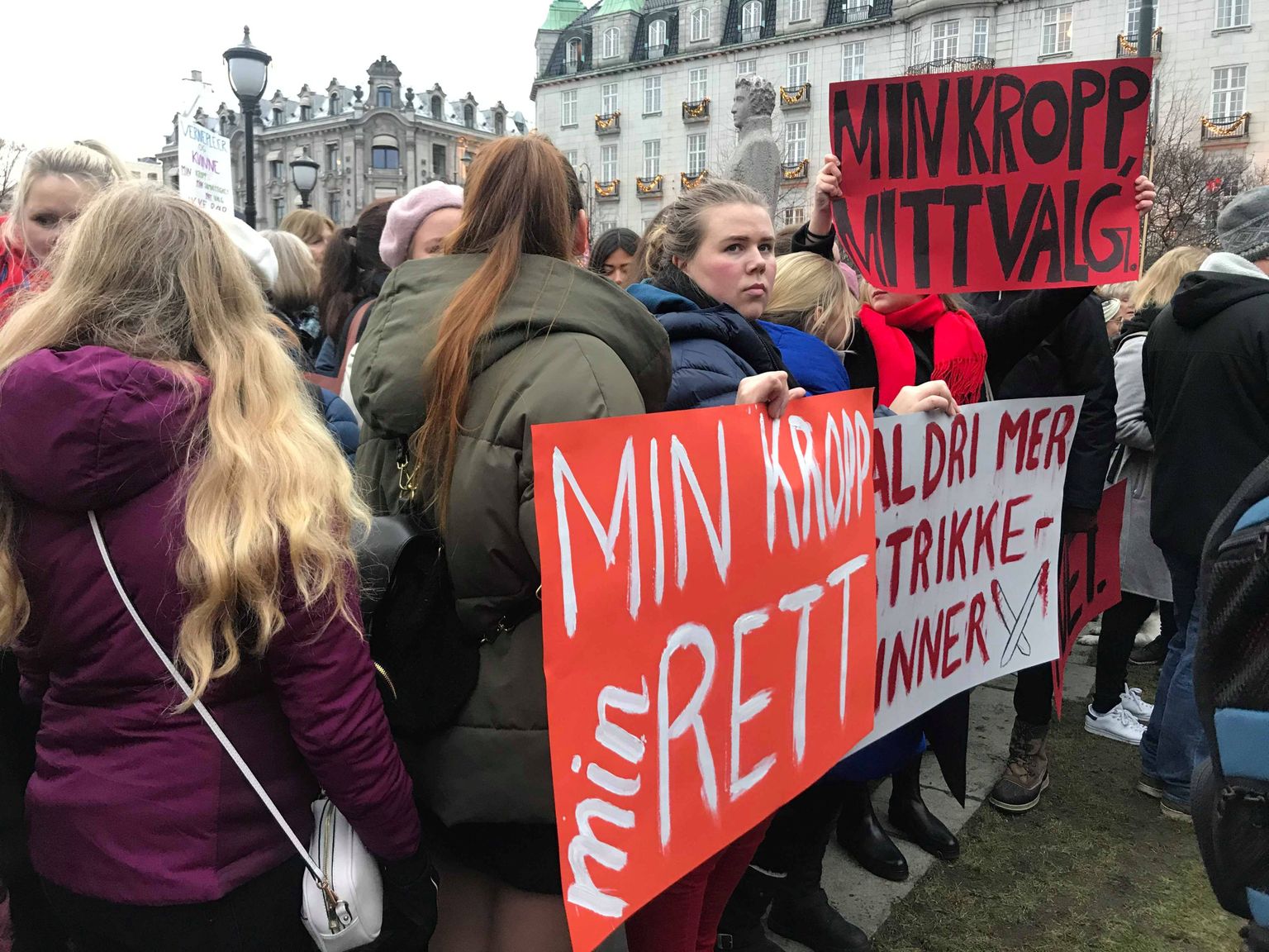Протесты в Норвегии
