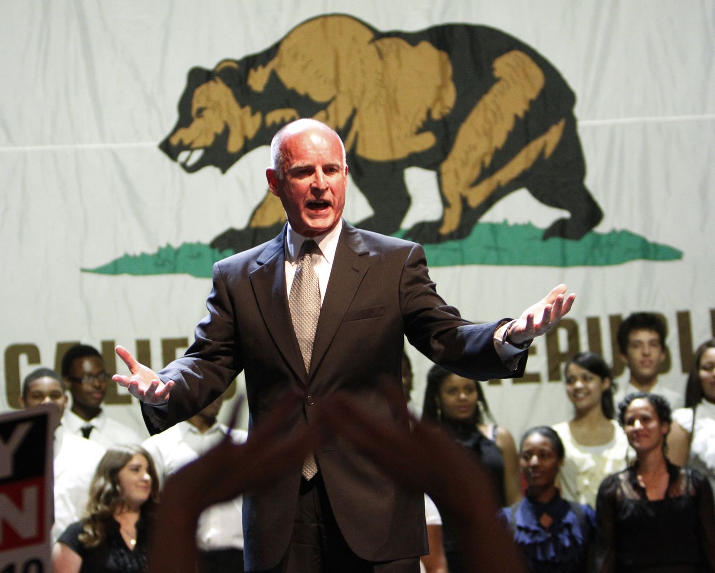 Новый губернатор Калифорнии Джерри Браун.