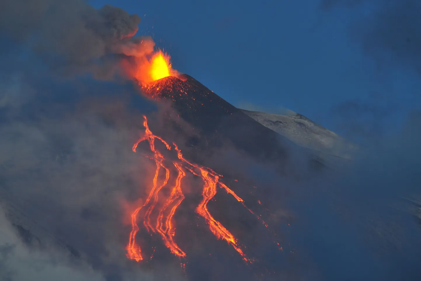 Etna vulkaan esmaspäeval
