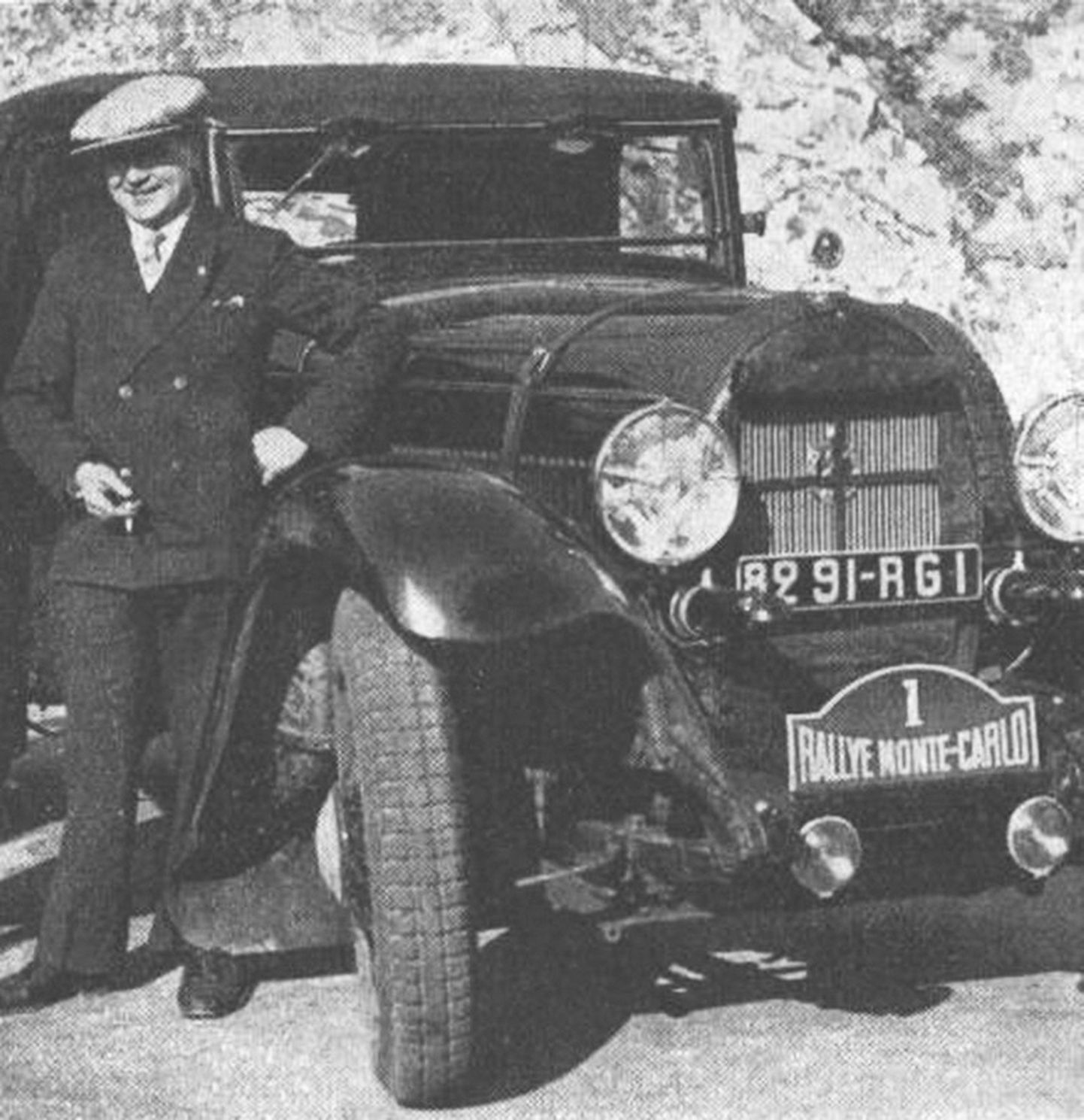 1933. aasta Monte Carlo ralli võitja Maurice Vasselle.