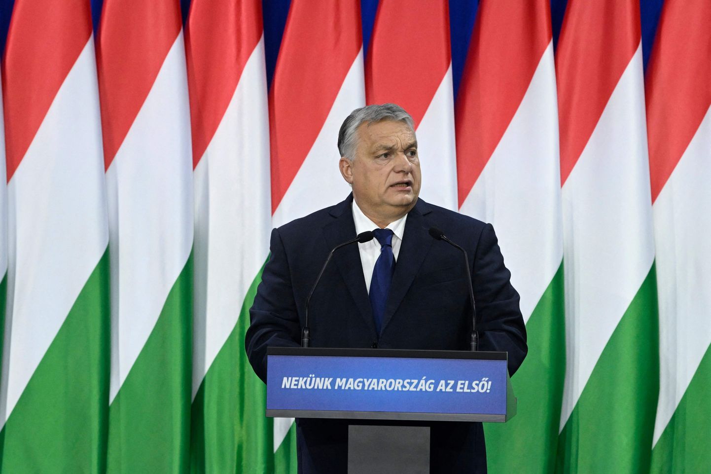 Ungari peaminister Viktor Orbán esinemas 17. veebruaril aastakõnega. Foto on illustratiivne.