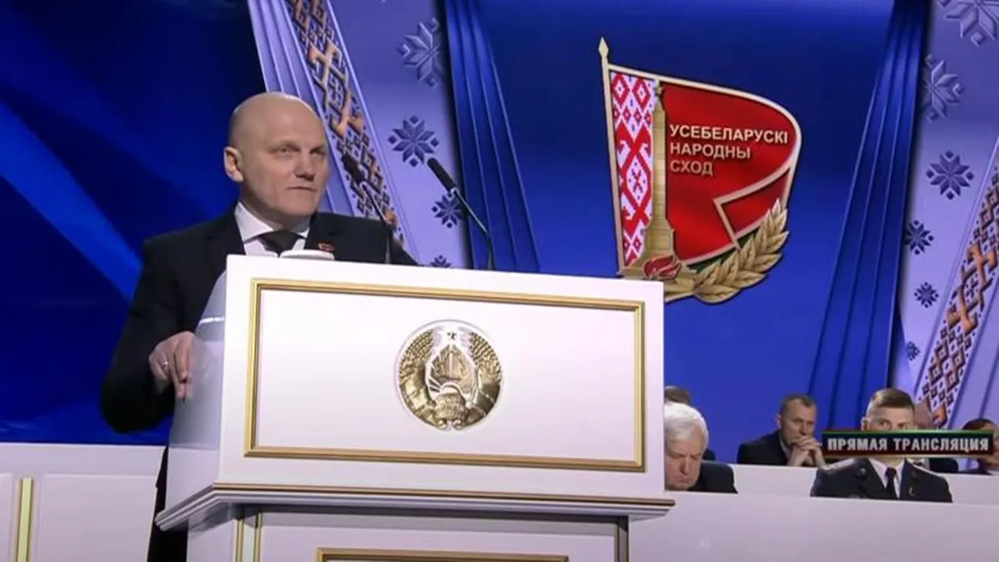Глава КГБ Беларуси Иван Тертель выступил перед Лукашенко и, по мнению властей Киева, анонсировал удары по столичным больницам