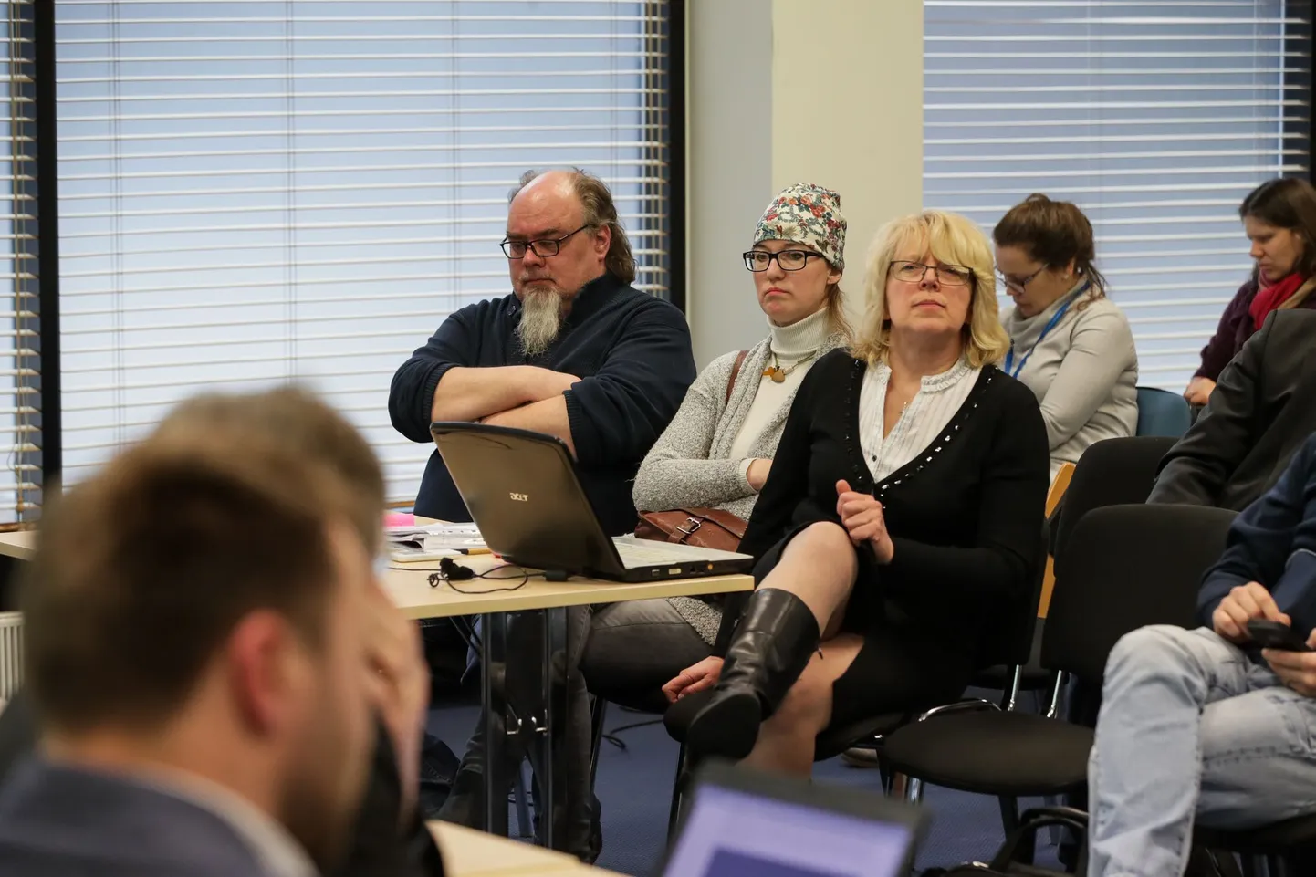 Paremal MTÜ Hiiu Tuul juhatuse liige Inge Talts, kes käis ka tänavu kevadel keskkonnaministeeriumis meretuulepargi kohta aru pärimas.