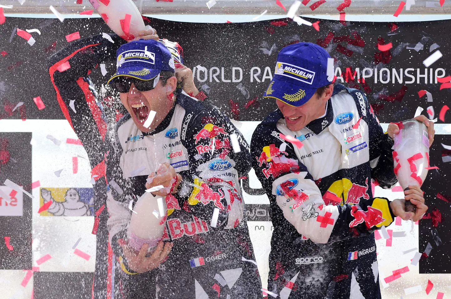 Sebastien Ogier ja Julien Ingrassia on Portugali MM-rallil poodiumi kõrgeimale astmel šampanjat pritsimas käinud koguni viis korda.
