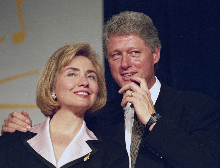 Хилари и Билл Клинтон, 22 июня 1994 года