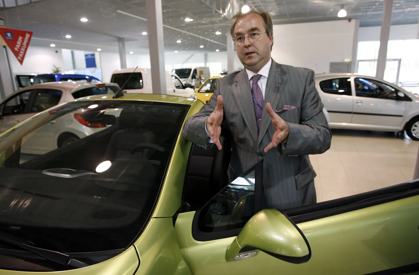 Rüütmann oli edukas automüüja.