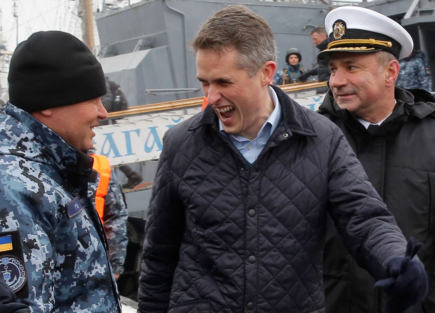 Уильямсон встретился с украинскими моряками в Одессе