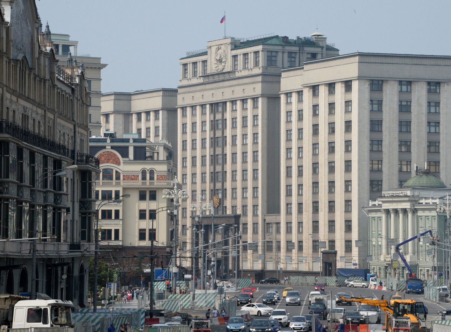 Vene riigiduuma hoone Moskvas.