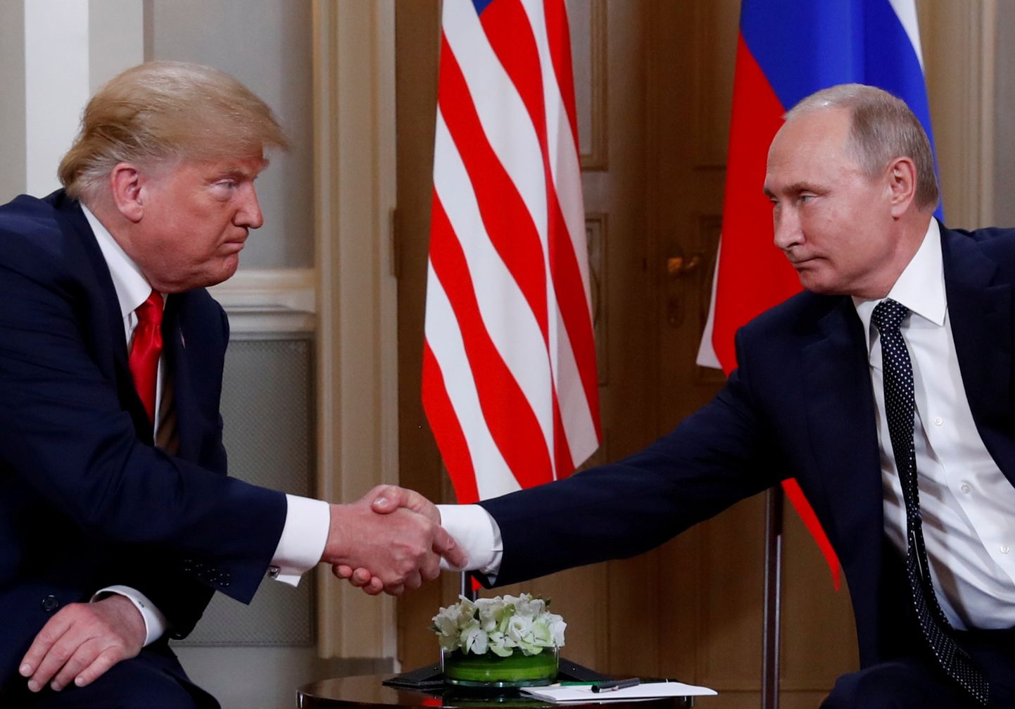 Donald Trump (vasakul) ja Vladimir Putin.