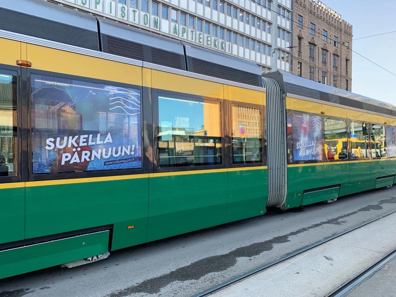 Helsingis vuravad järgmise nädala lõpuni soomlasi Pärnu kutsuvad trammid.