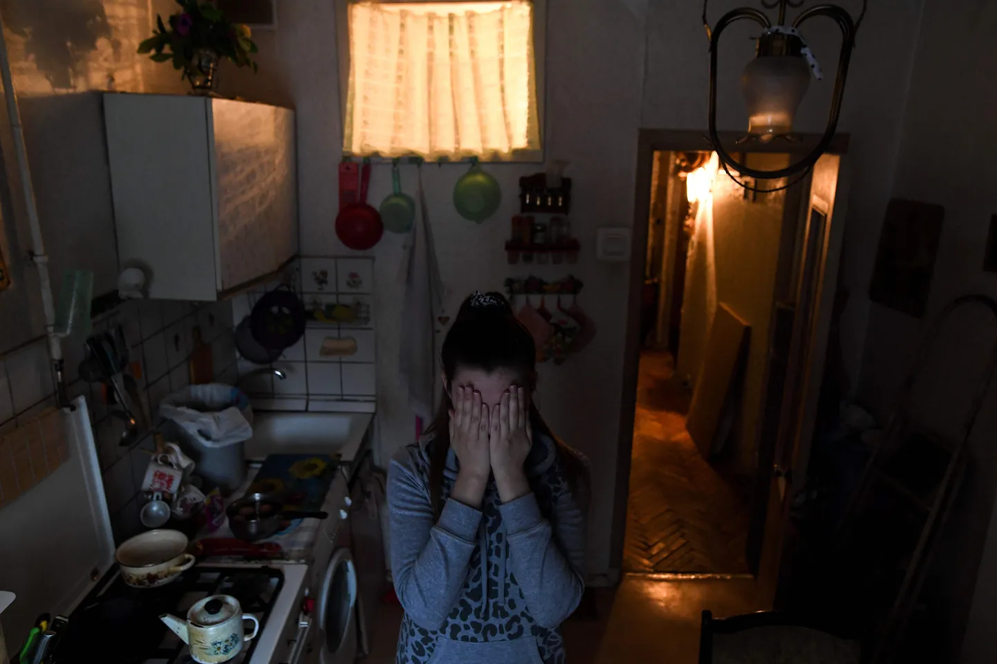 Isa vägivallatsemise all kannatanud Aleksandra Glebova.