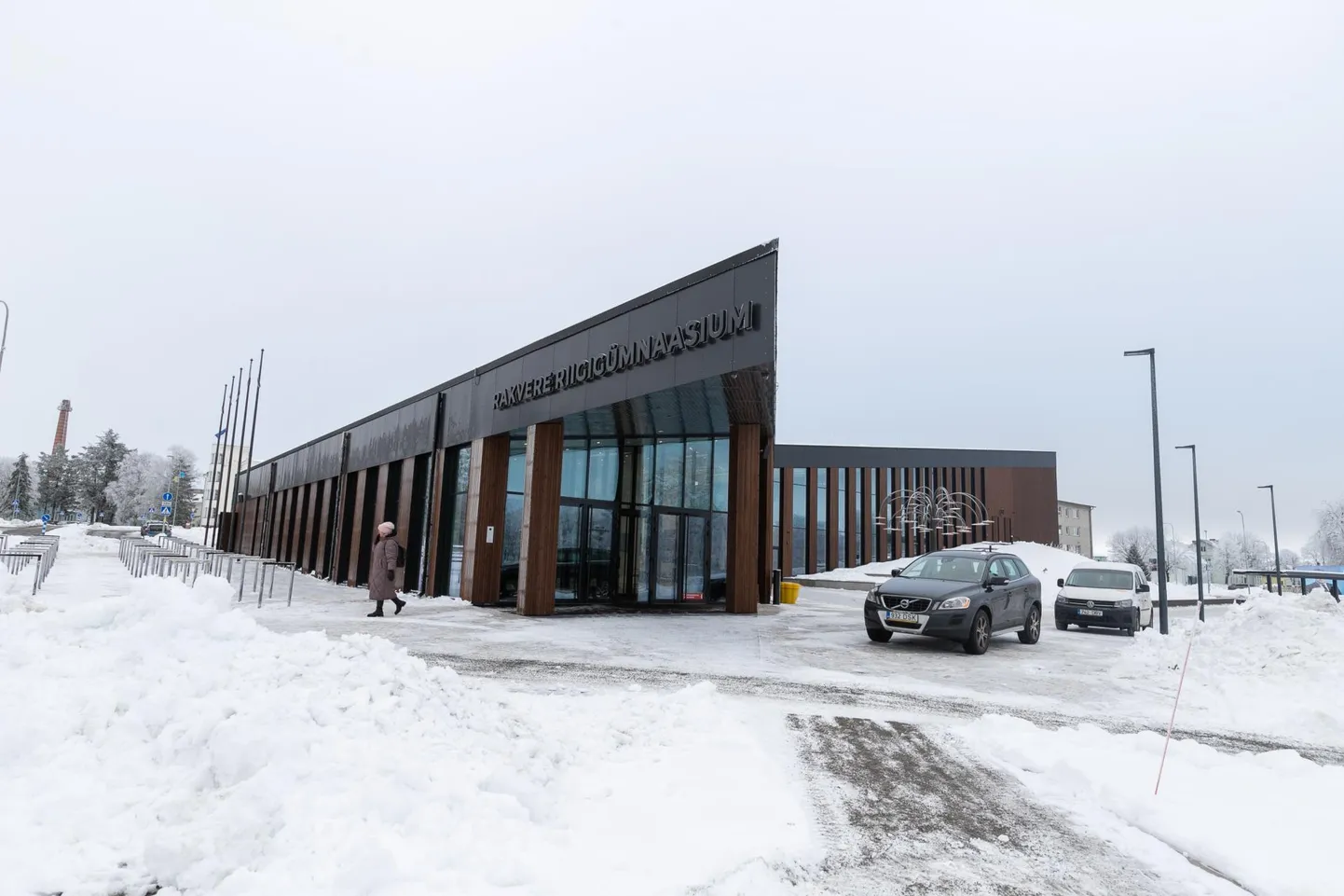Rakvere riigigümnaasiumi hoone avas uksed mullu 23. jaanuaril.