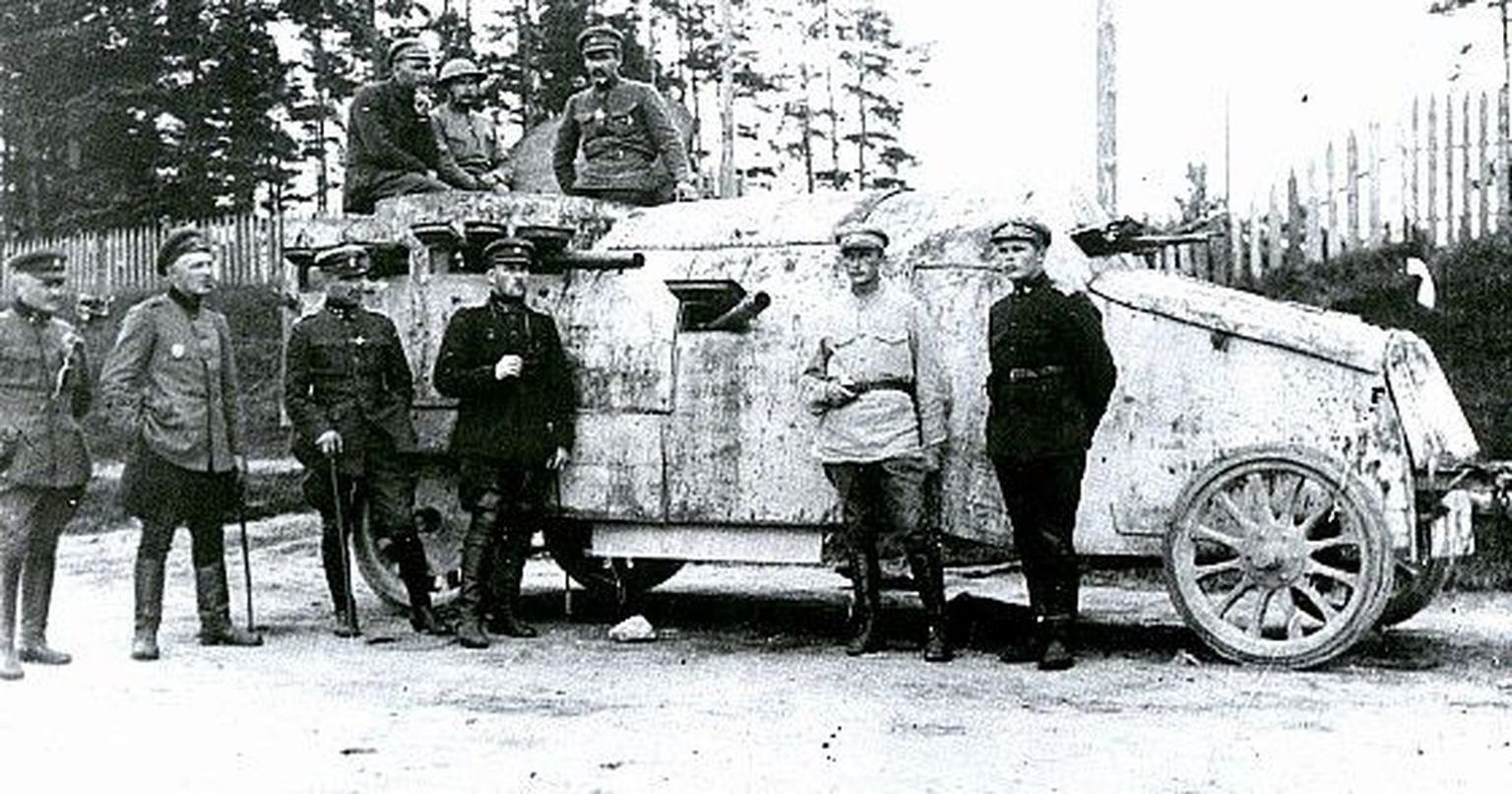 Soomusauto Vanapagan Vabadussõjas. Foto on illustratiivne.