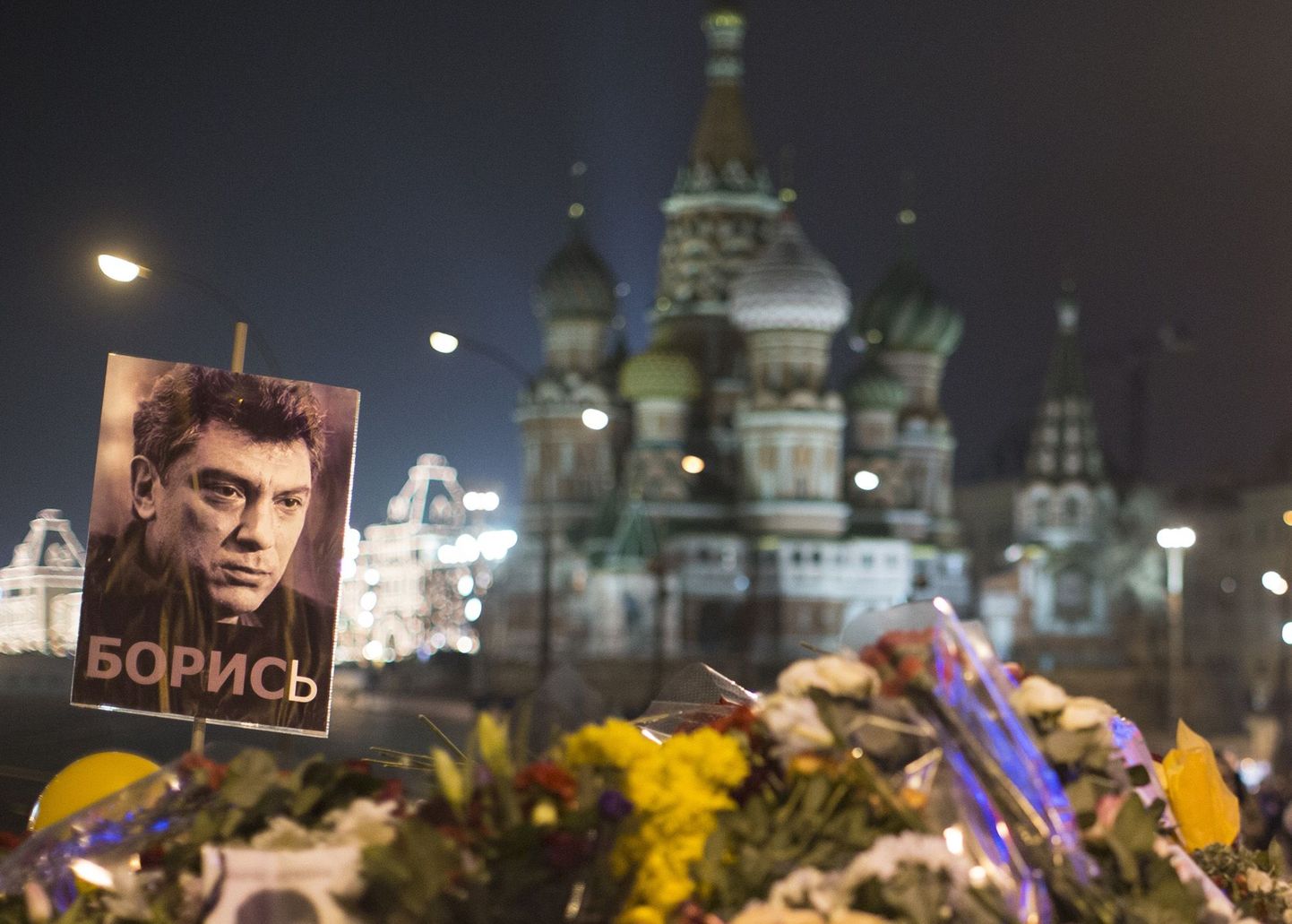 Boriss Nemtsov mõrvati Moskva kesklinnas Bolšoi Moskvoretski sillal.