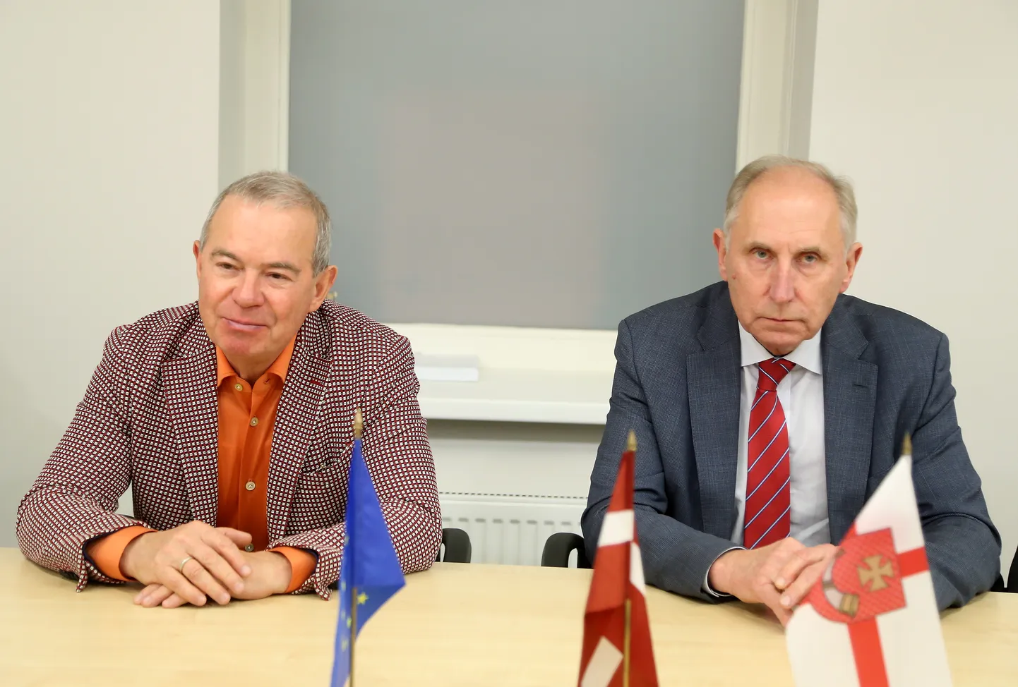Айвар Лембергс и Янис Витолиньш