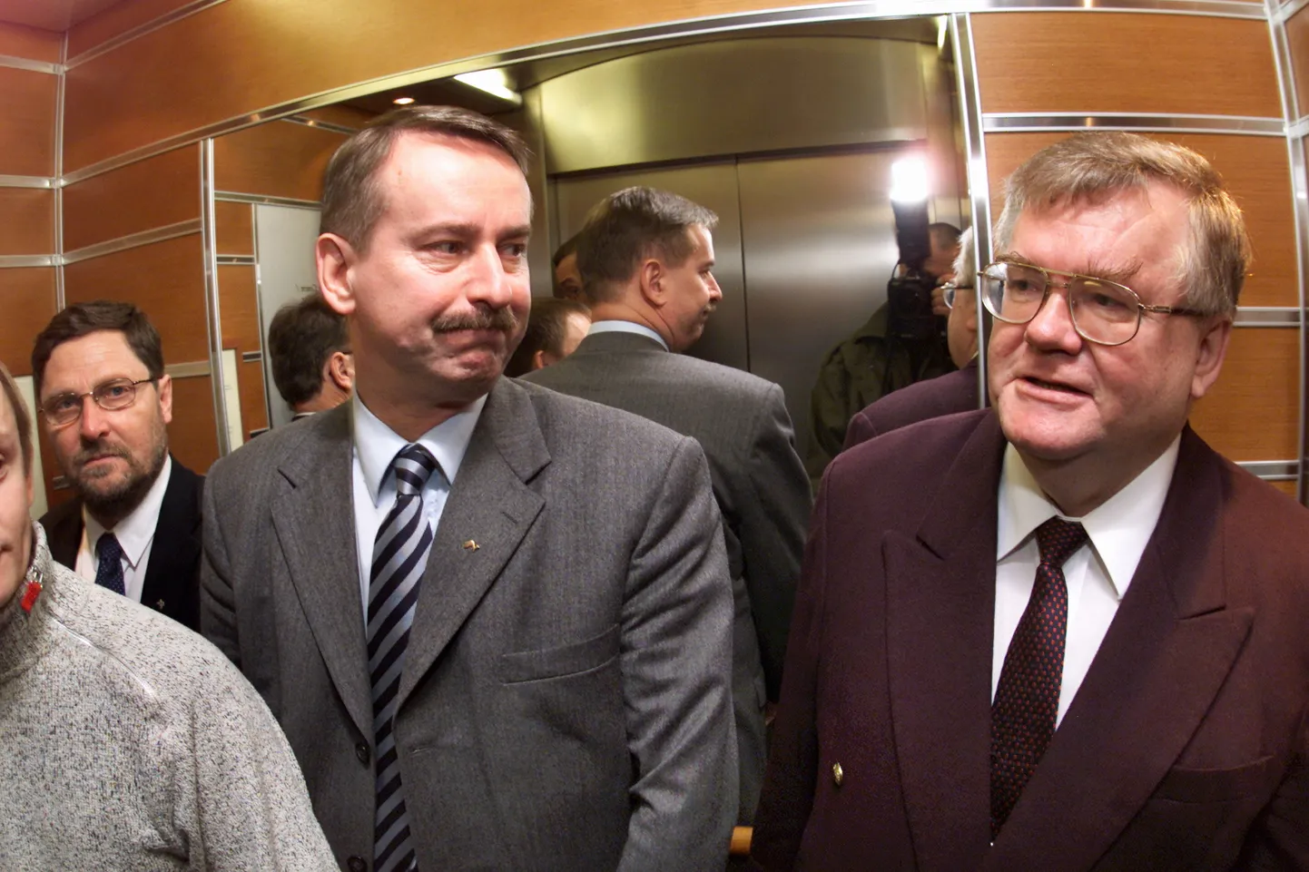 Siim Kallas ja Edgar Savisaar.