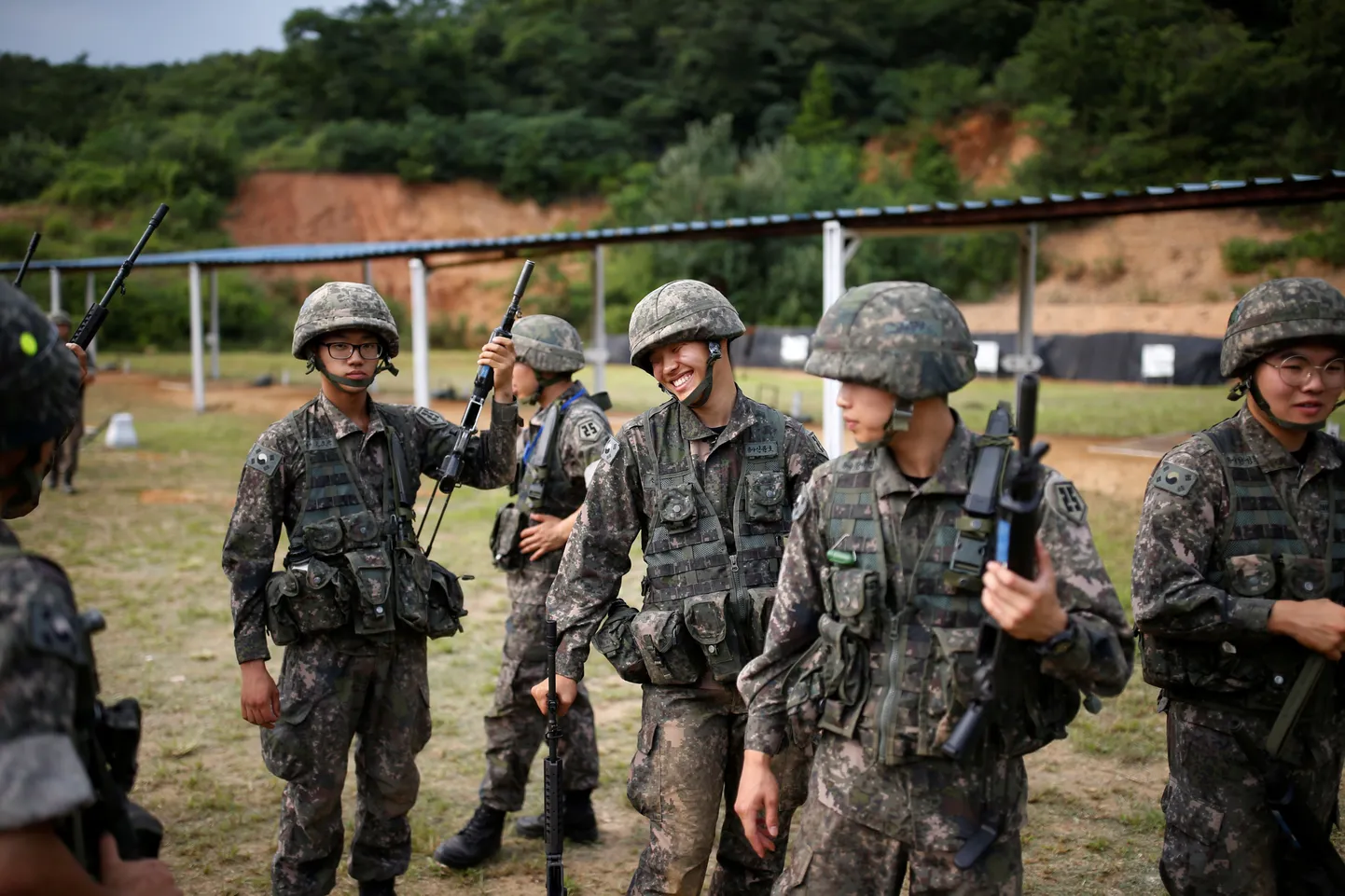 Lõuna-Korea sõjaväebaas. Foto on illustratiivne.