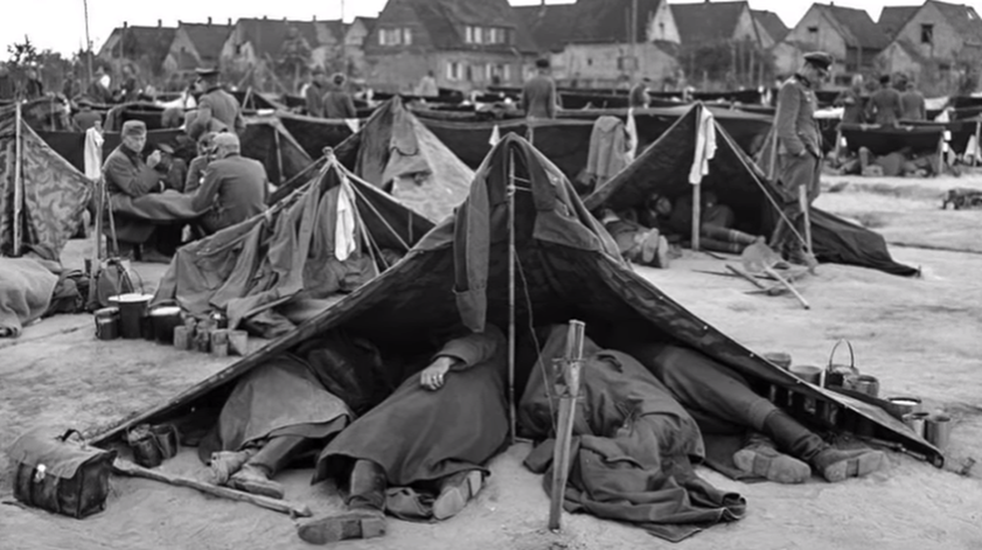 Paljud endised SSi sõdurid ei langenud sõjavangi, vaid jäid keset Saksamaad kodutult laagrisse.
