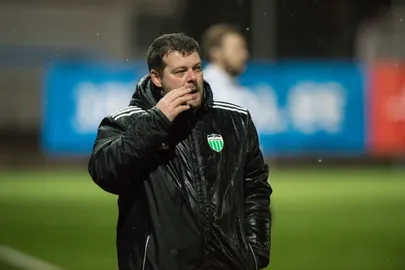 Levadia peatreener Marko Kristal nägi tänavu teist korda, kuidas hoolealused kaotavad. FOTO: