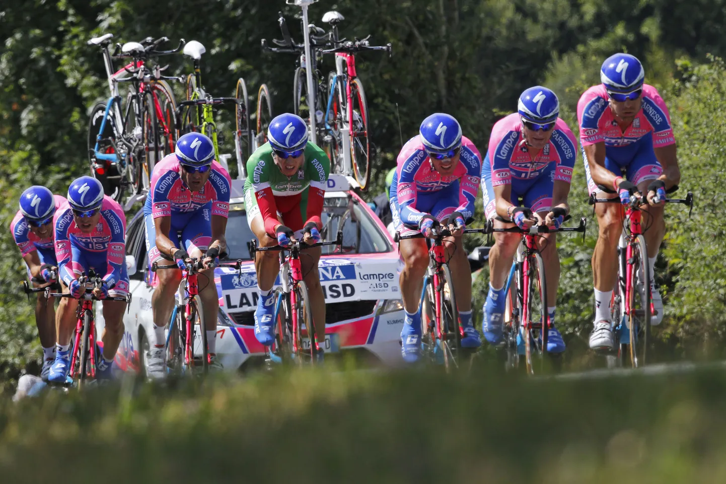 Lampre meeskonna liikmed.