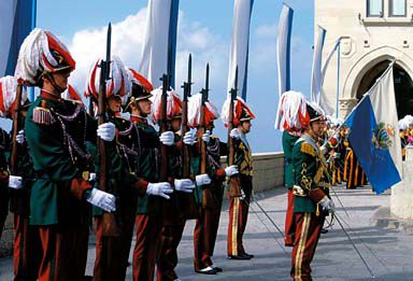San Marino kaardiväelased.