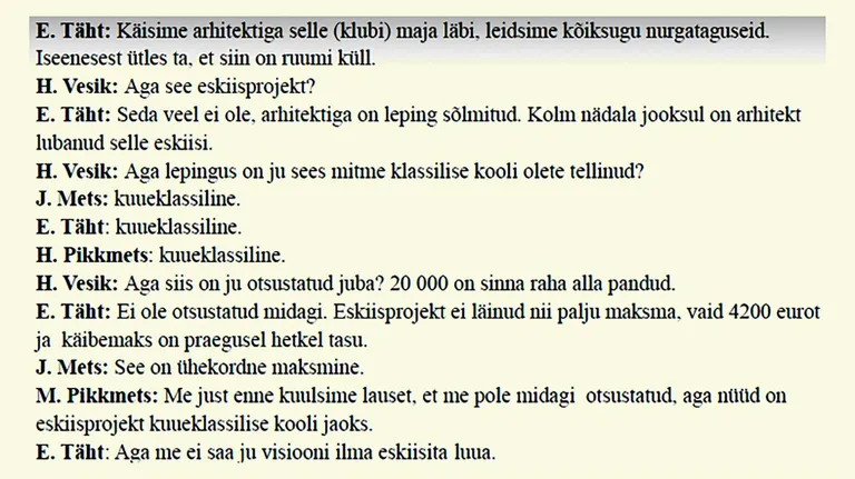 Varasemad kokkulepped on ka protokollitud.