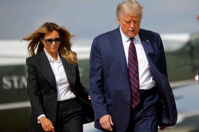 USA president Donald Trump ja esileedi Melania Trump 29. septembril 2020.