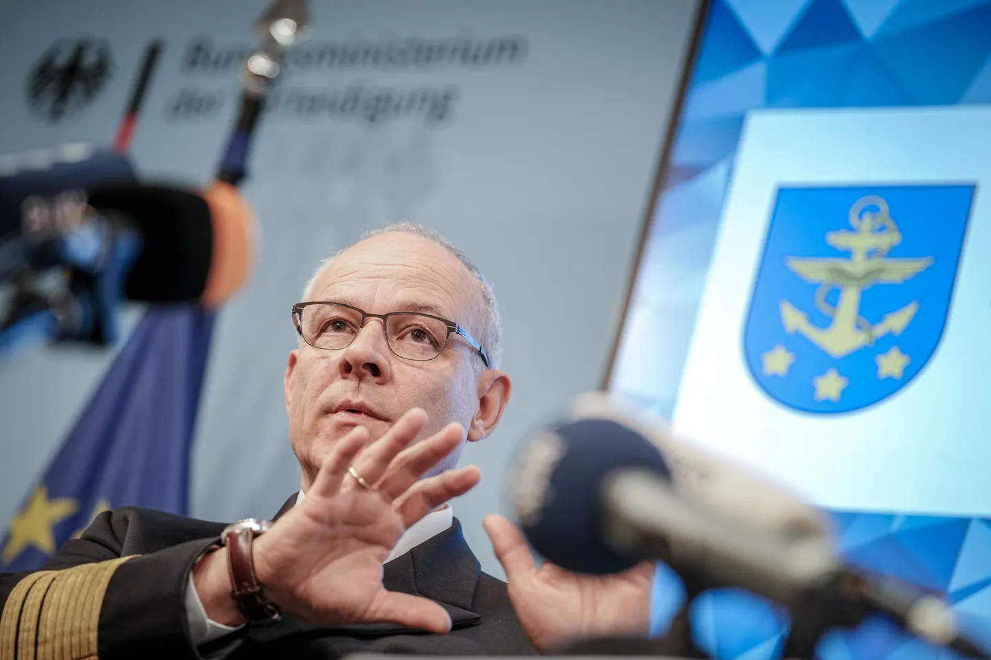Vācijas karaflotes viceadmirālis Jans Kristiāns Kāks.