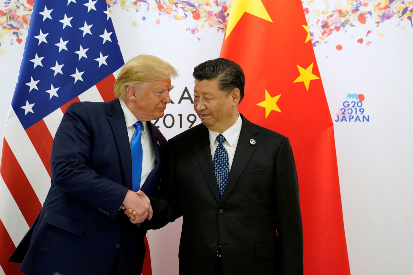 USA endine president Donald Trump kohtumas Hiina president Xi Jinpingiga G20 tippkohtumisel Jaapanis 29. juunil 2019. aastal.