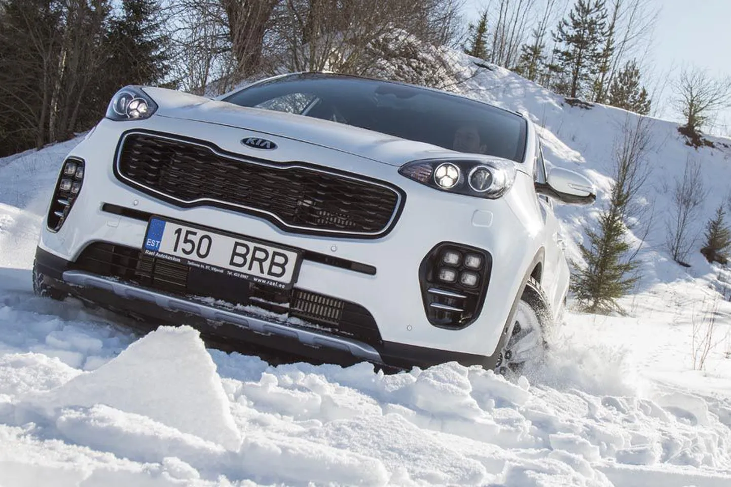 Tääksi karjääris sai Kia Sportage linnamaasturi kohta hästi hakkama. Palju oli abi nelikveo lukustamise võimalusest.