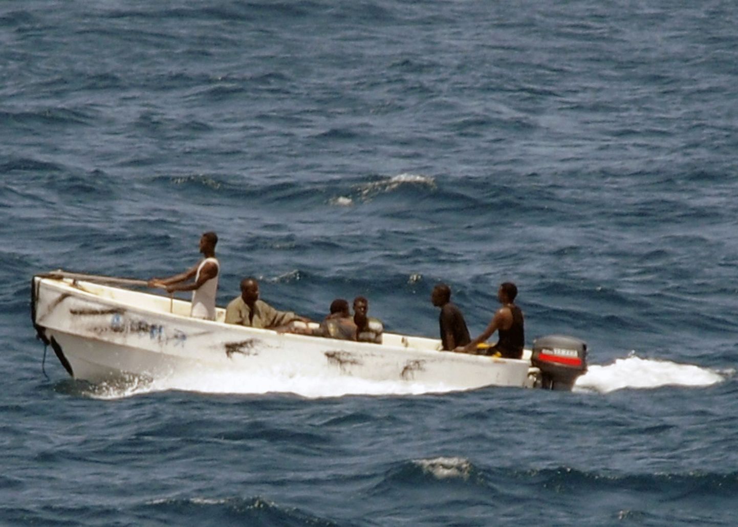 Üks paljudest Somaalia piraatidele kuuluvatest kaatritest.