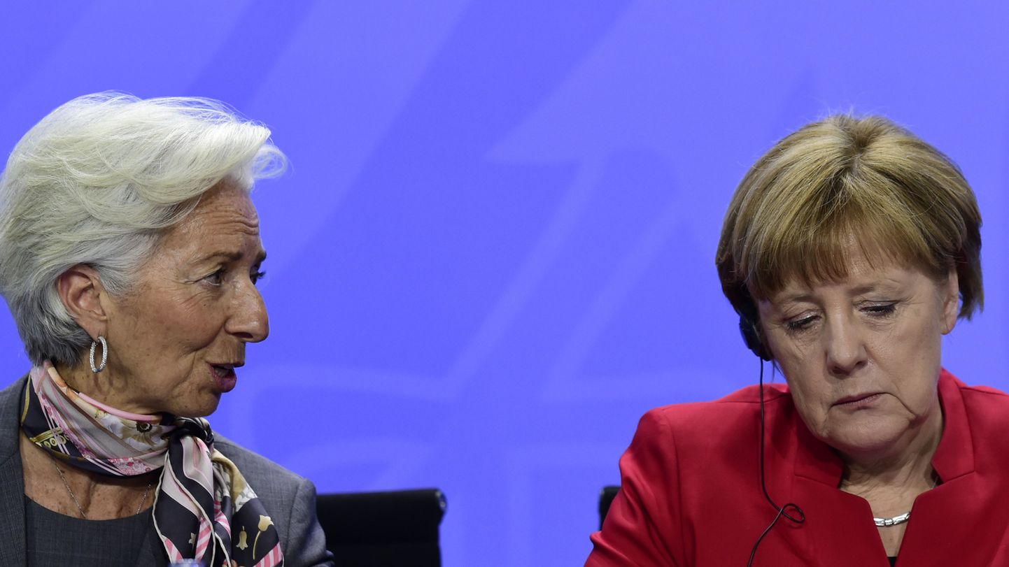 Angela Merkeli kohtumine Christine Lagarde'iga