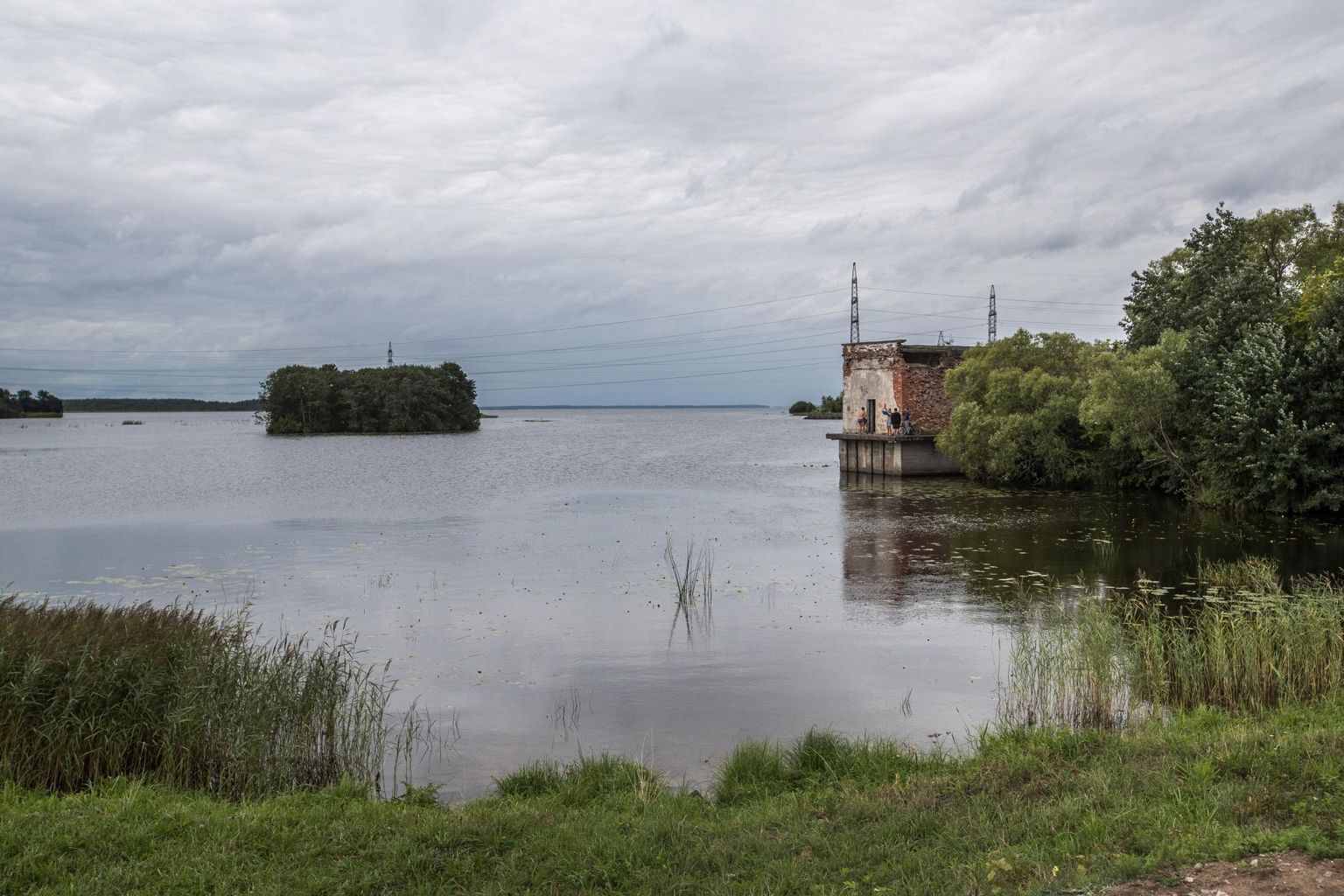 Narva veehoidla 2018. aasta augustis.