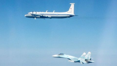 За неделю истребители НАТО дважды сопроводили российские военные самолеты