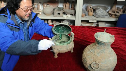 Hiinas leiti matmispaigast anum, milles oli 3100-aastane supp