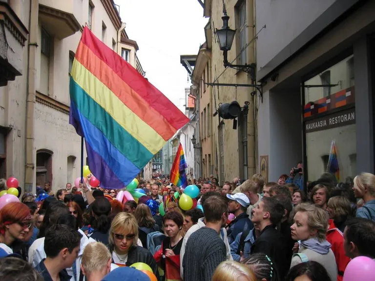 2004. aasta marss teemal «I support free love» / Foto: