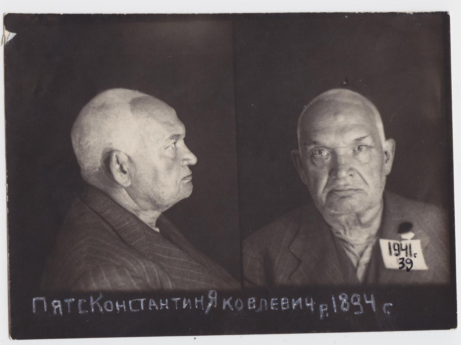 Konstantin Päts Ufaa vanglas 26.06.1941.
