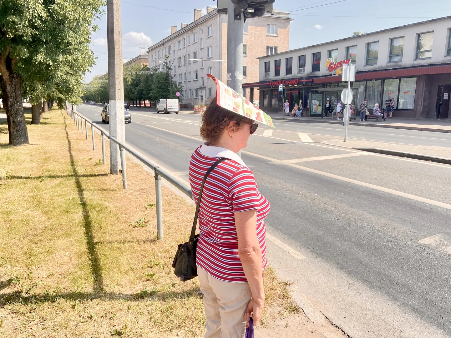 Жара в Нарве.