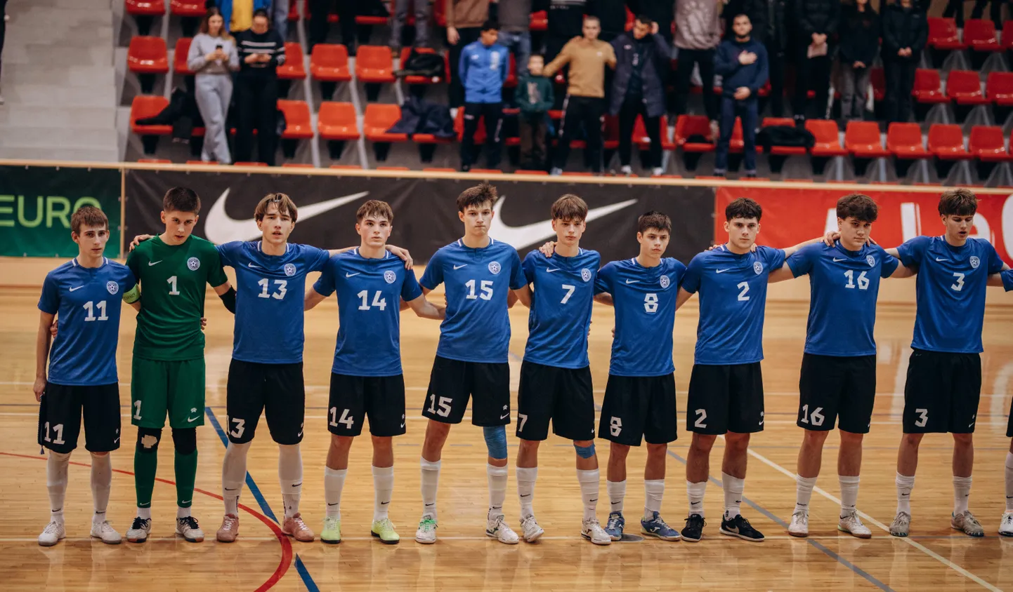 Сборная Эстонии по футзалу U19 обыграла в Силламяэ как Гибралтар, так и Северную Македонию.