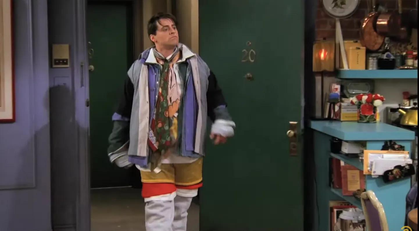Joey telesarjast «Sõbrad». Pilt on illustreeriv.