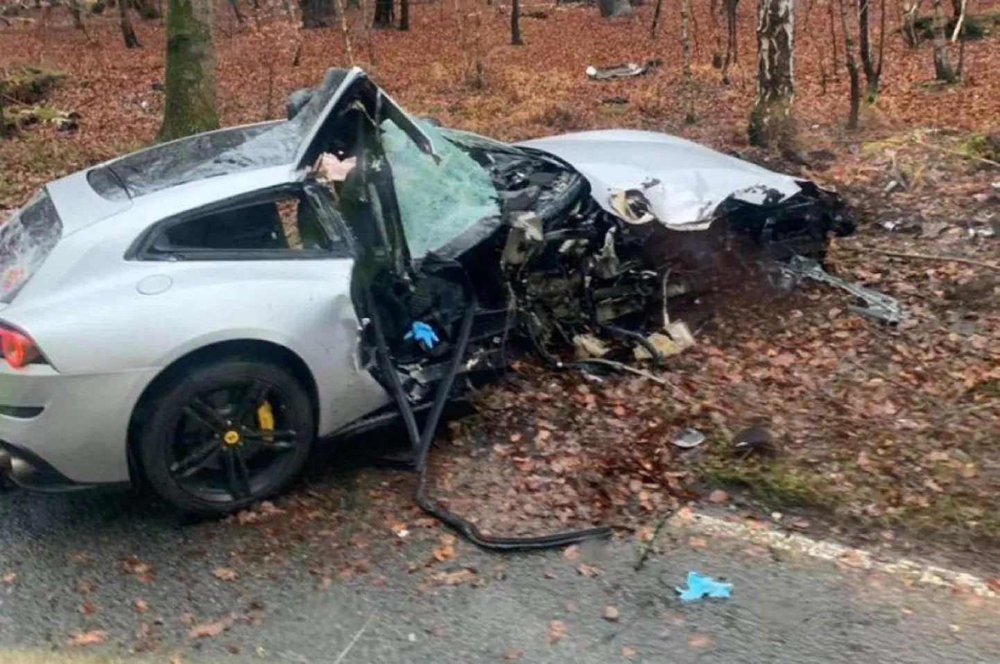 Michail Antonio auto nägi pärast avariid välja säärane.