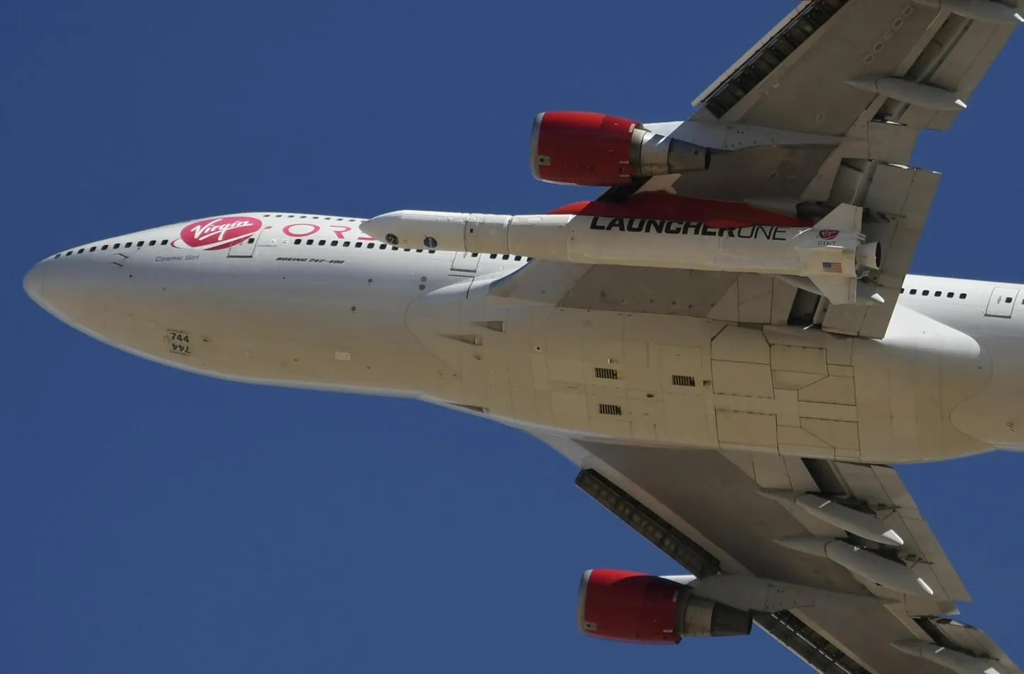 LauncherOne Boeing 747 tiiva all 2021. aastal starti ootamas.