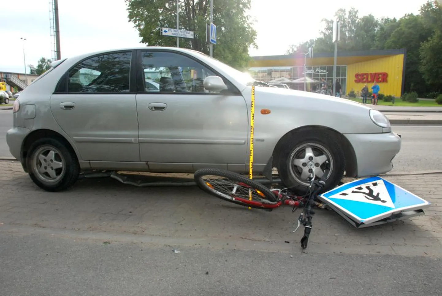 Liiklusõnnetus Võru tänaval.