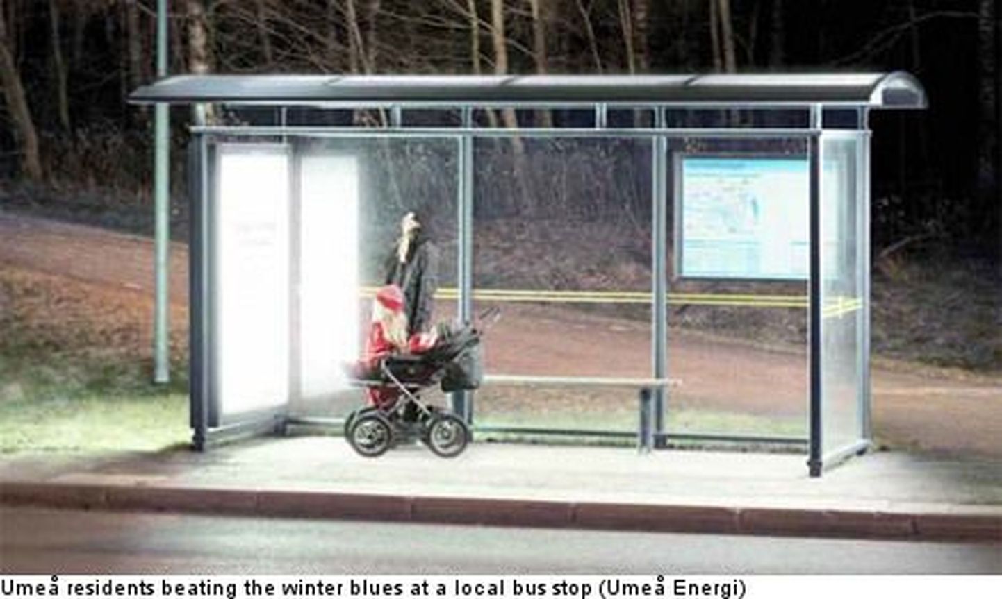 Rootsi valgusteraapiline bussipeatus
